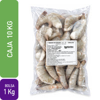 Camarón U/12 con Cáscara Ecuatoriano | Caja 10 × 1 Kg
