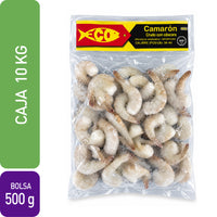 Camarón Crudo con Piel ECO 36/40 | Caja 10 x 500 g