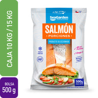 Porciones de Salmón con Piel 500 g
