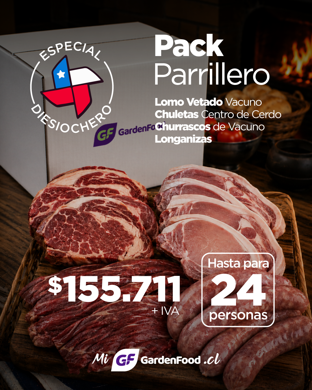 🥩Pack Parrilla Premium | Especial Fiestas Patrias