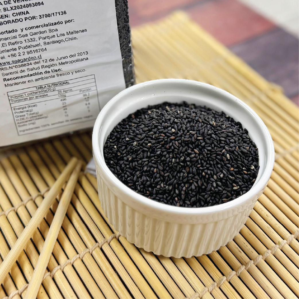 Sesamo Tostado Negro 500 g