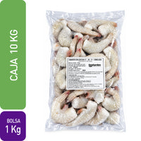 Camarón 21/25 con Cáscara Ecuatoriano | Caja 10 × 1 Kg