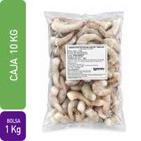 Camarón Large Mix con Cáscara Ecuatoriano | Caja 10 × 1 Kg