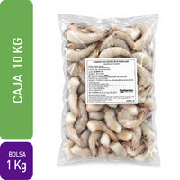 Camarón Ecuatoriano 36/40 Crudo con Cáscara | Caja 10 x 1 Kg