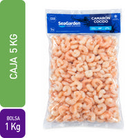 Camarón 100/200 Cocido P&D | Caja 5 × 1 Kg