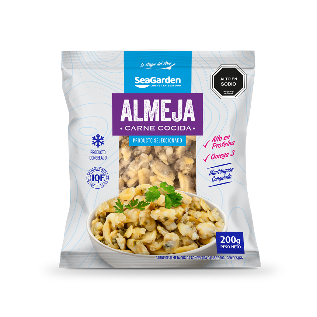 Carne de Almeja Cocida 200/300, 200g