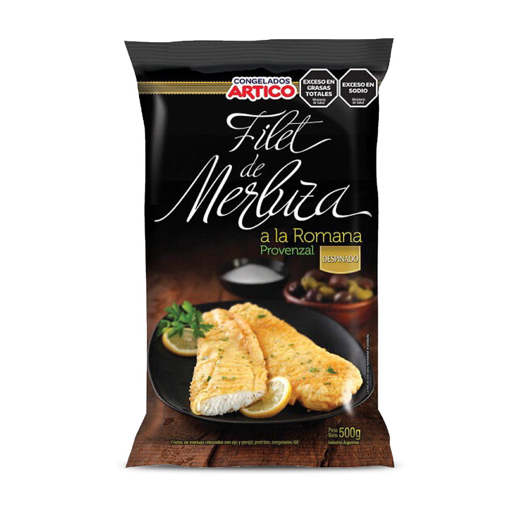 Milanesa de merluza a la romana 500g - Caja 15u