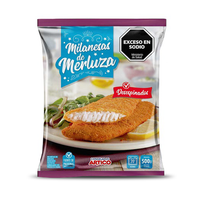 Milanesa de merluza apanada 500g - Caja 18u
