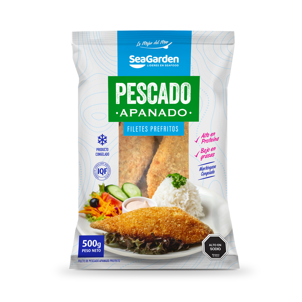 Filete de pescado apanado 500g - Caja 10u