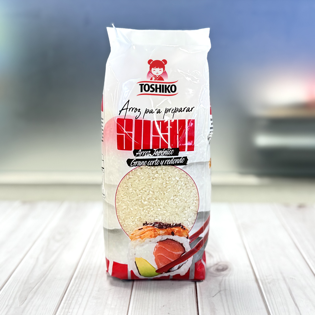 Arroz de sushi japonico grano redondo 1Kg - Manga 10u