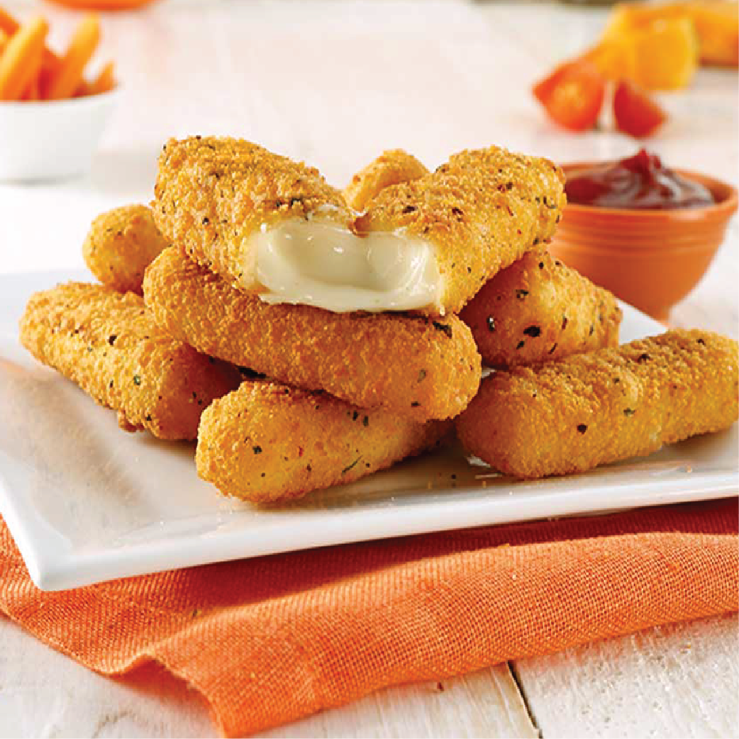 Barritas de Mozzarella Apanadas 500g