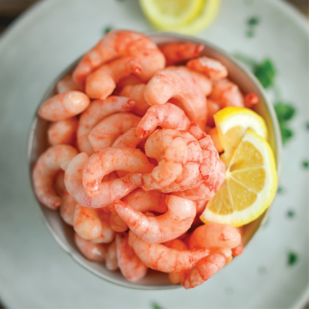 Camarón 100/200 Cocido Pelado Nailon Nacional 1Kg
