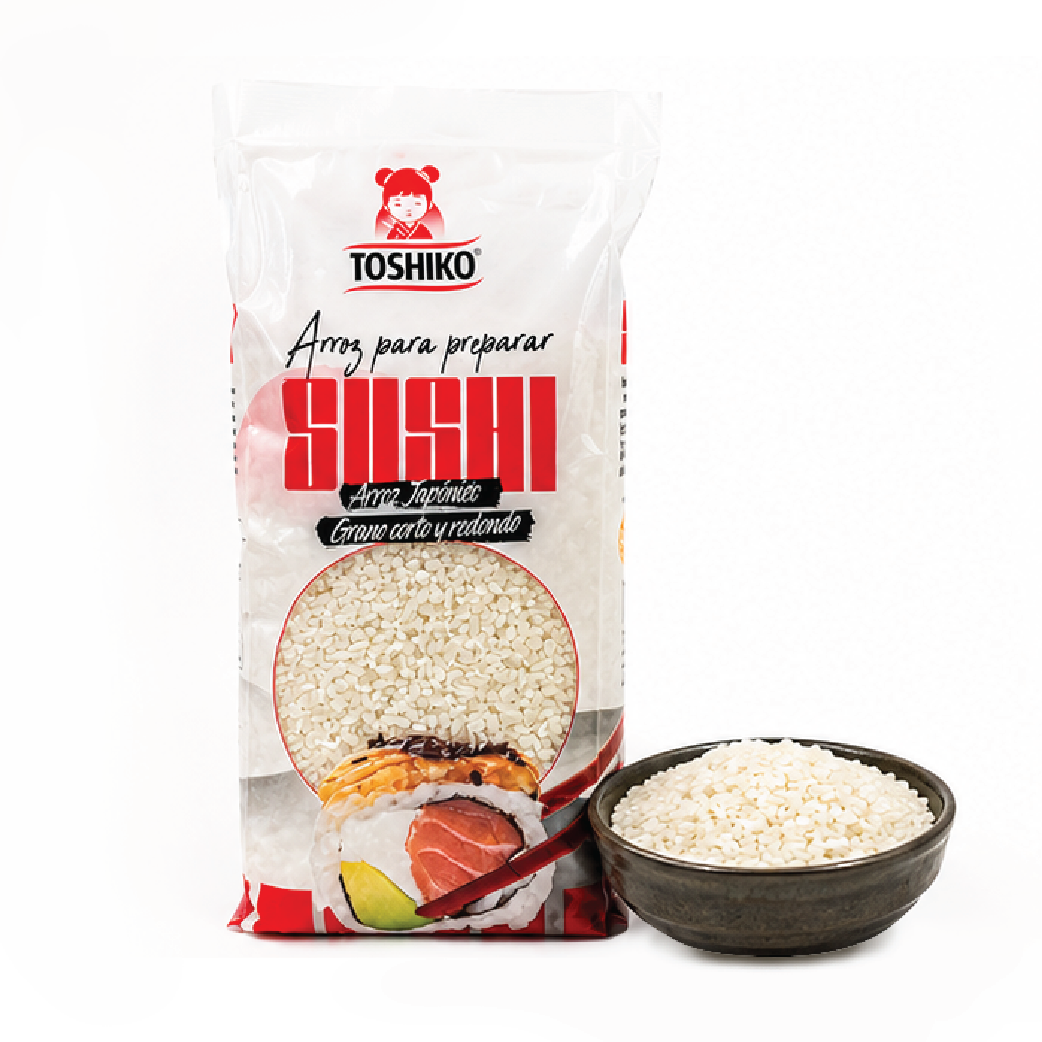 Arroz de sushi japonico grano corto redondo 1Kg - Caja 10u