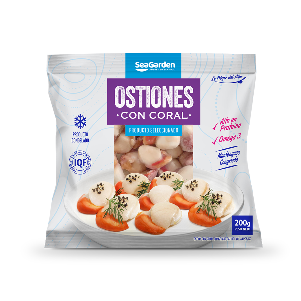 Ostión c/Coral 40-60, 200g