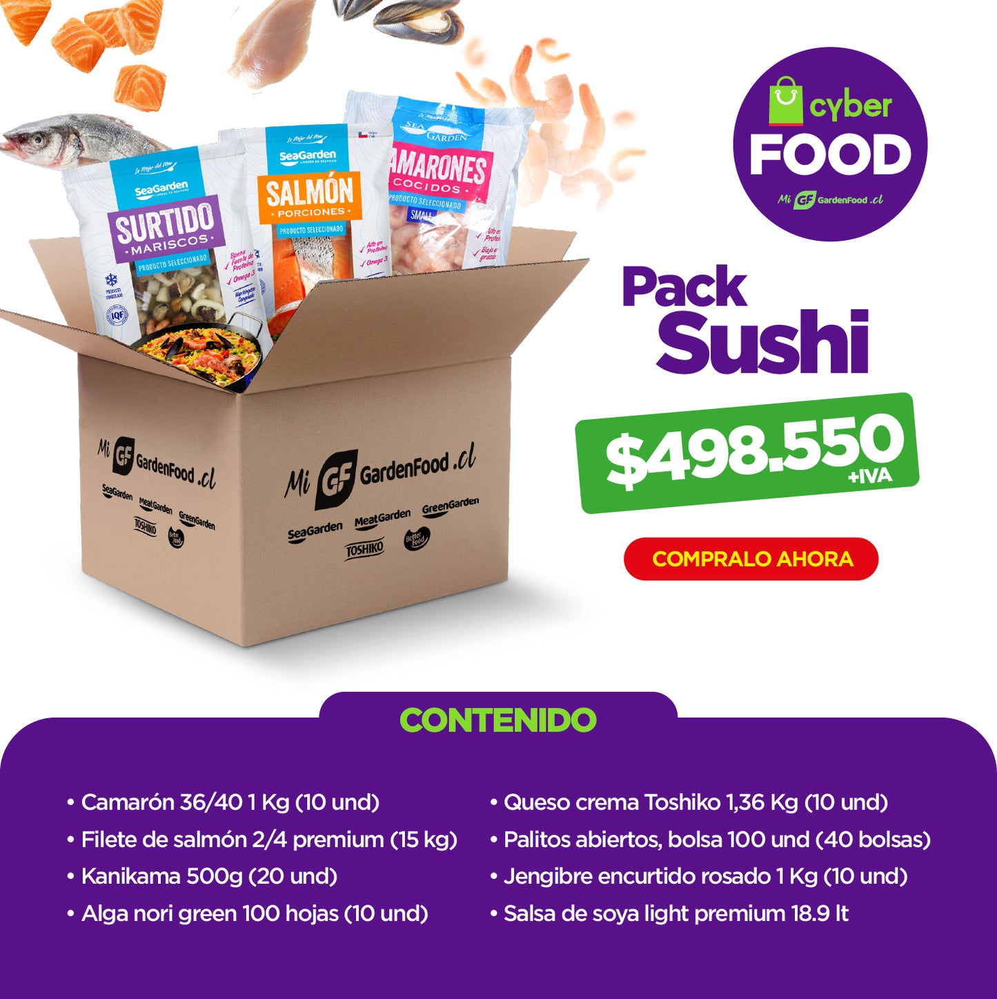 🍣 PACK SUSHI MASTER / Más rendimiento, más margen por roll