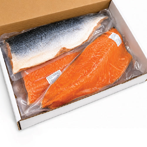 Filete de Salmón Premium C/Piel 4-5 Lb | Caja 10 Kg